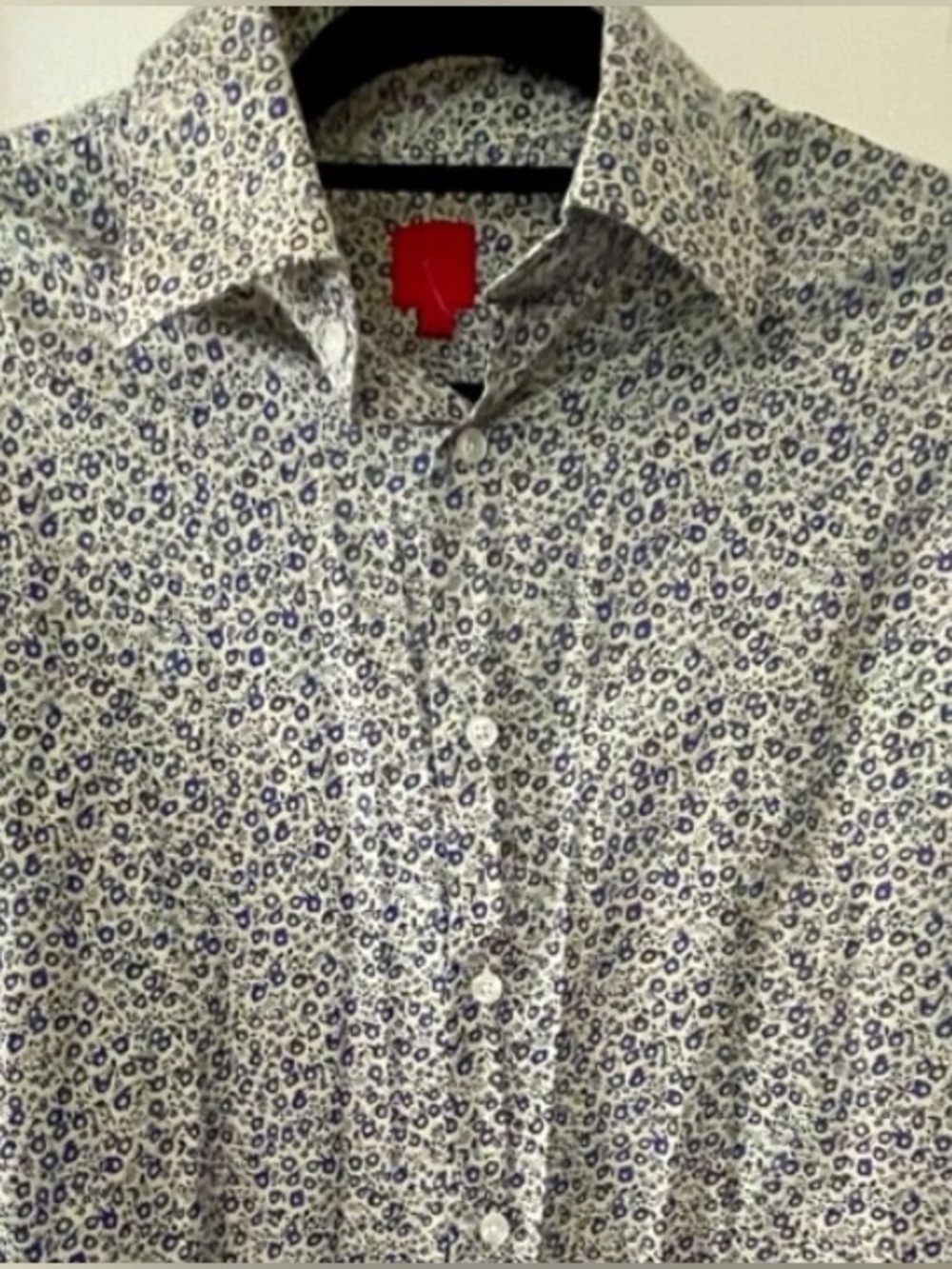 Saks Fifth Avenue button down Floral long sleeve Shirt Mens Womens Unisex trendy